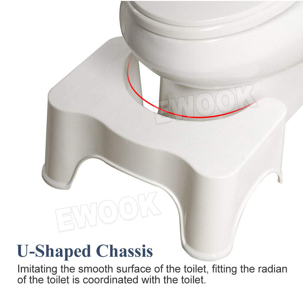 Sit & Squat Squatty Potty Stool Eco Toilet Step Stool Healthy Colon Bathroom