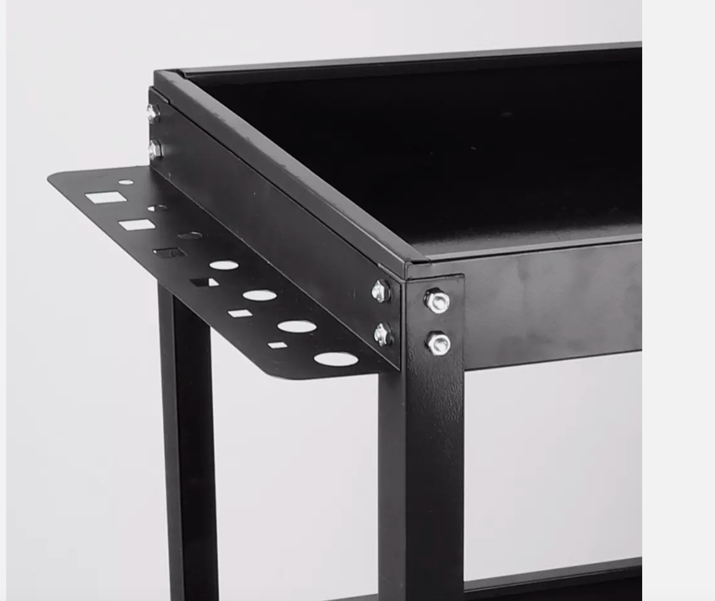 3-Tier Tool Cart Trolley Toolbox Workshop Garage Storage 200KG Organizer 360°