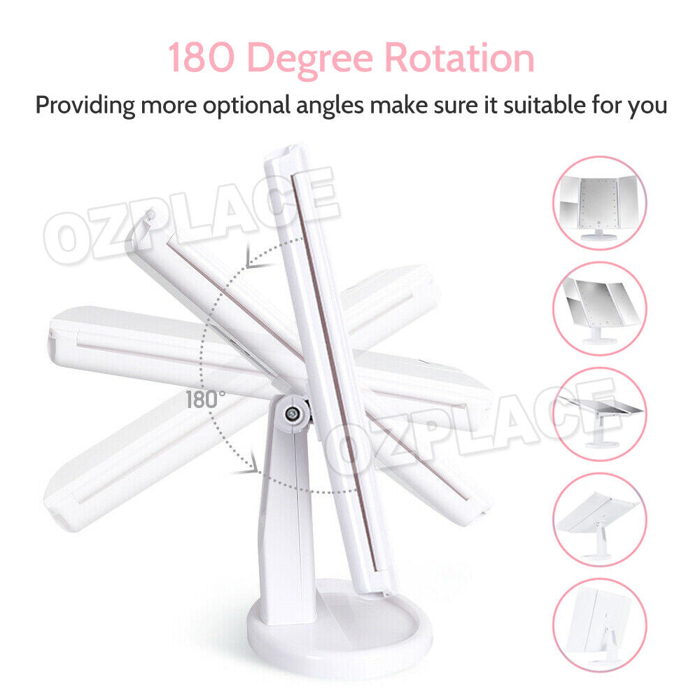 Trifold Makeup Mirror Vanity