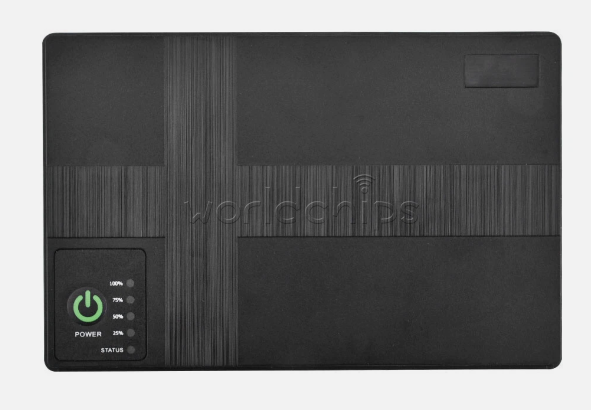10400mAh Uninterruptible Power Supply DC Backup Battery Mini UPS Router Adapter