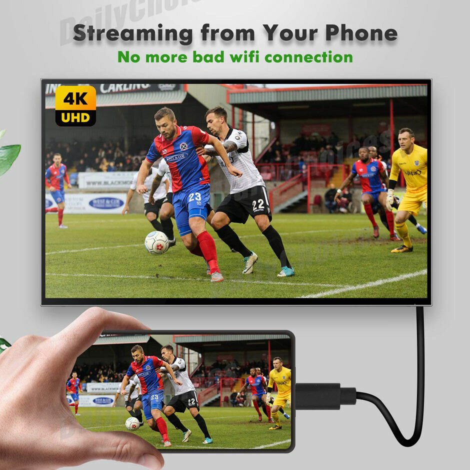 USB C to HDMI Cable USB Type C Male to HDMI Male 4K Cable For Macbook Chromebook