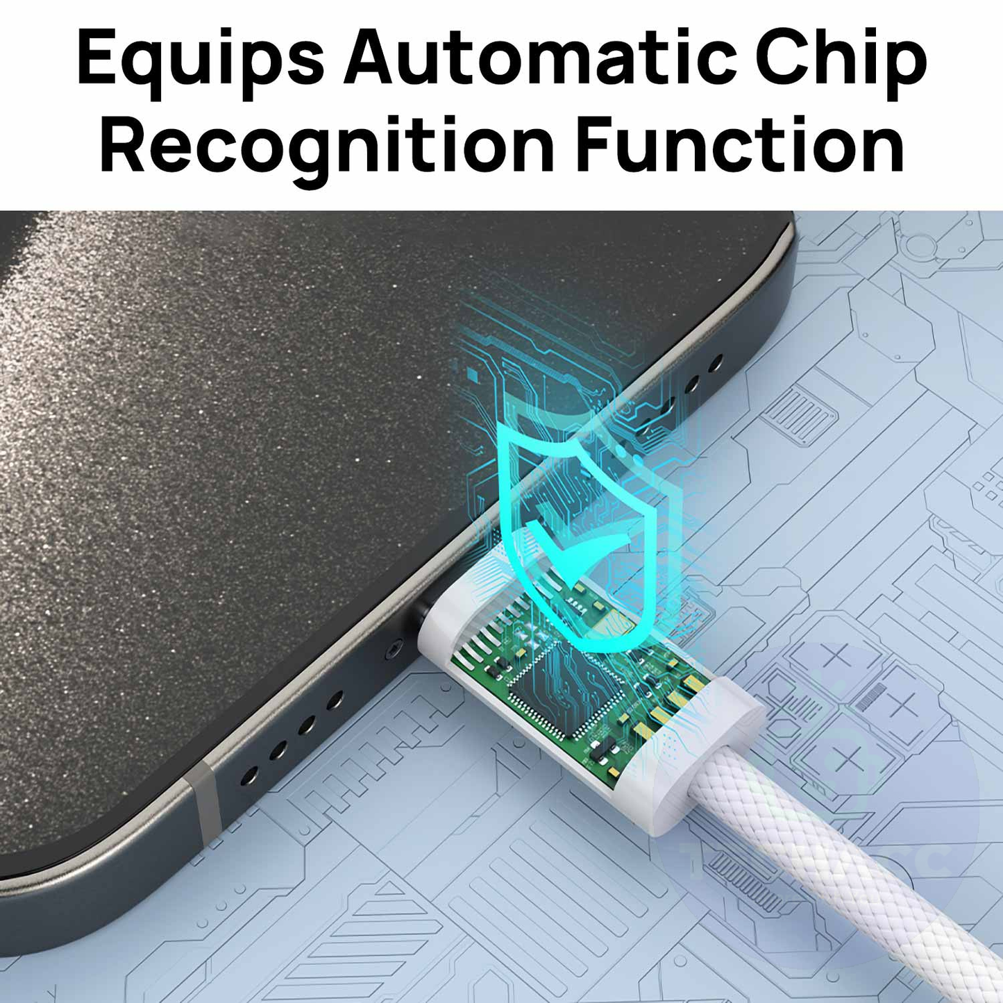 USB C Type C Male To iPhone IOS Female PD Fast Charging Port Adapter Cable