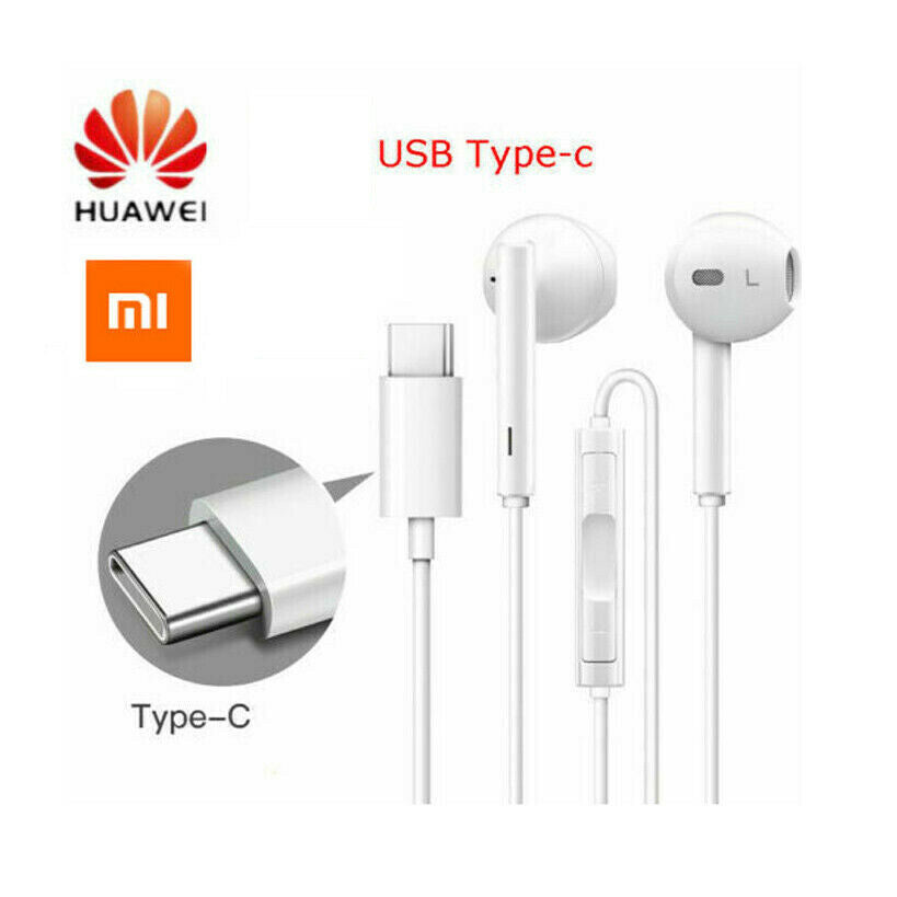 USB Type C Earphones Headphones Microphones