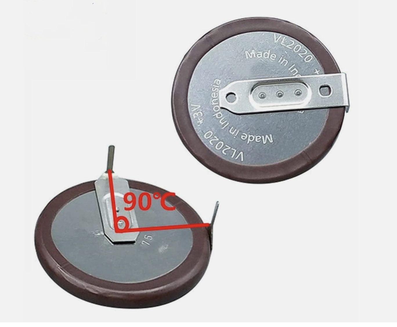 New Battery Key Remote Fob Rechargeable for Panasonic VL2020 90 degree BMW 1 3 5