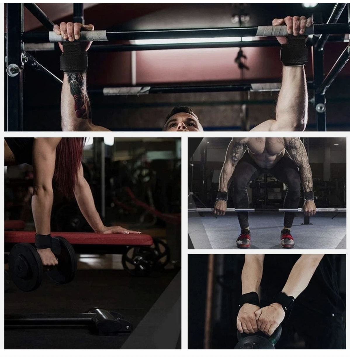 WEIGHT LIFTING POWER HOOKS POWER GRIPS WRIST SUPPORT BAR STRAPS GYM HOOK GLOVES