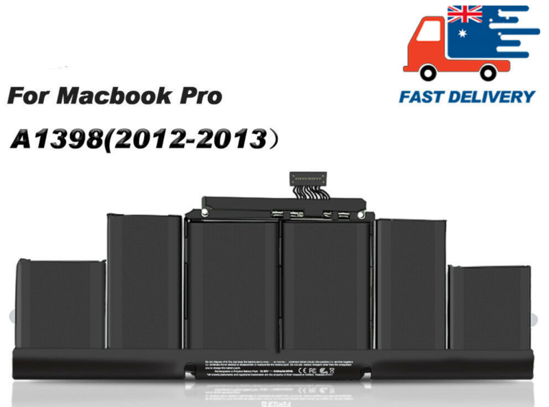 For Apple MacBook Pro 15 inch Retina A1398 Mid 2012 Early 2013 Battery