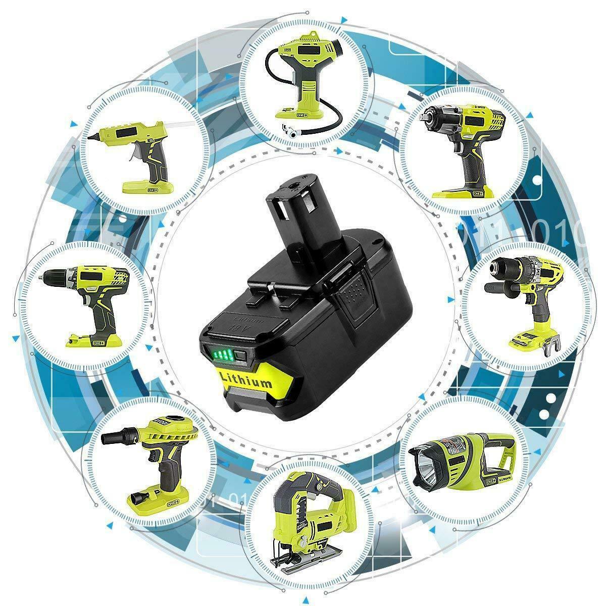For Ryobi ONE+ Plus Tools Battery replacement