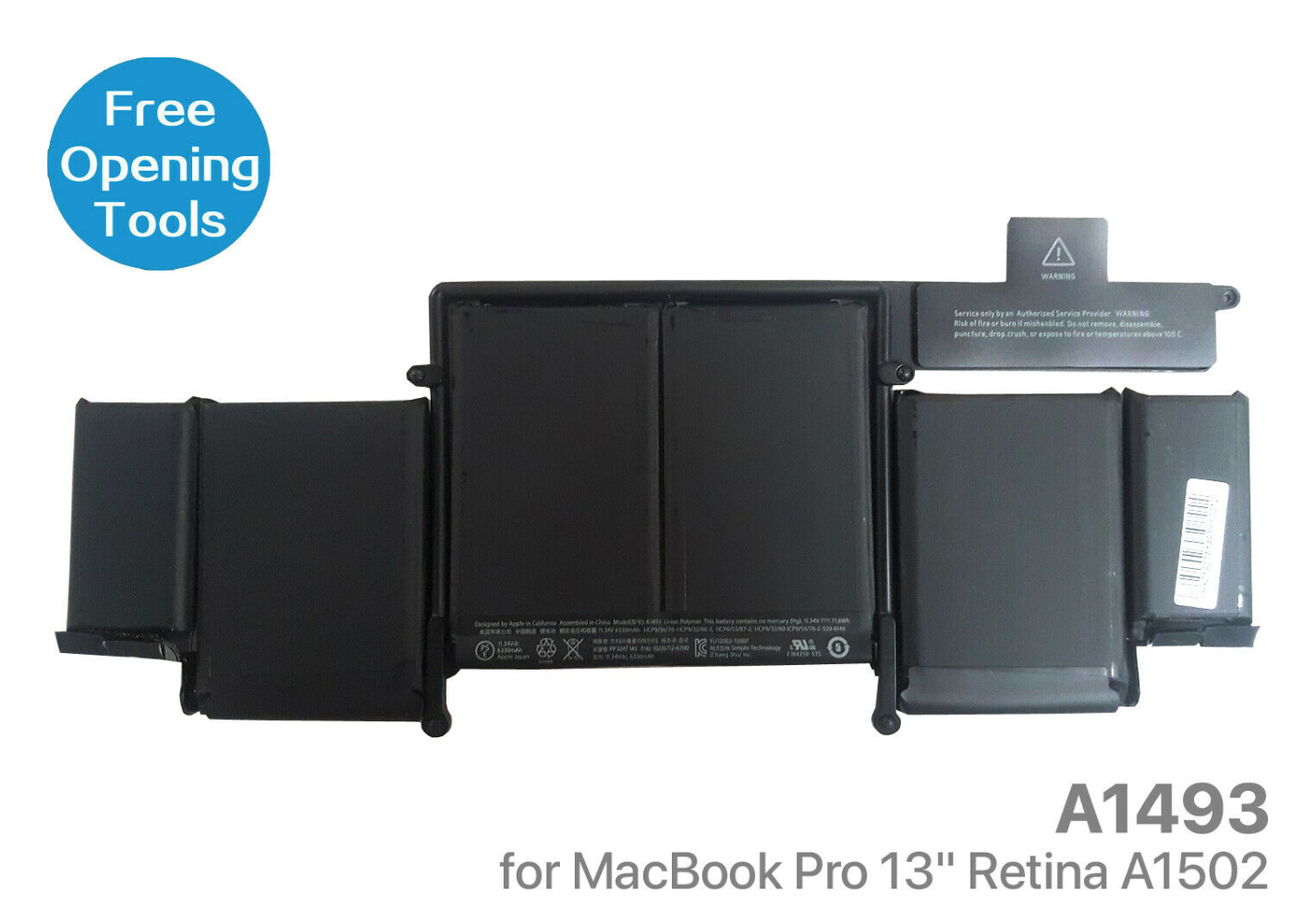 For MacBook Pro 13" Retina A1502 2013 2014 battery