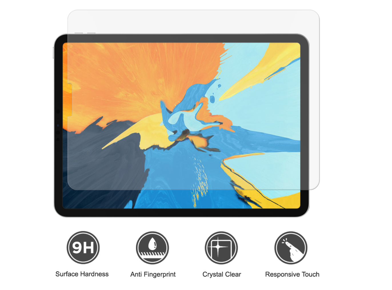 Ipad tempered glass screen protector