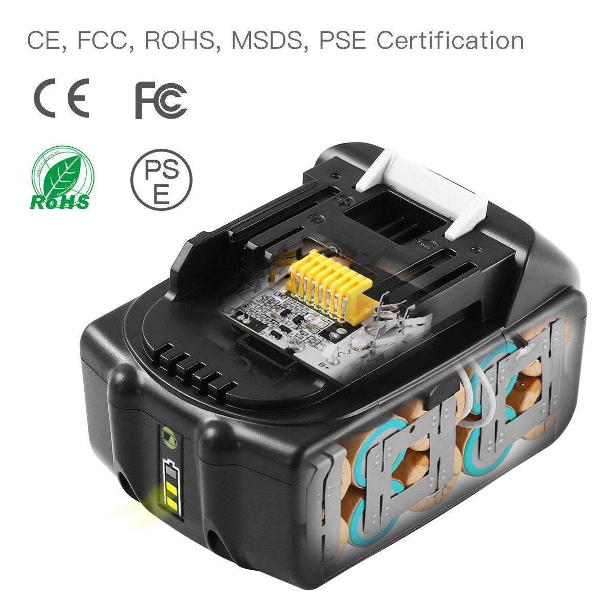 For MAKITA 18V Battery Replacement