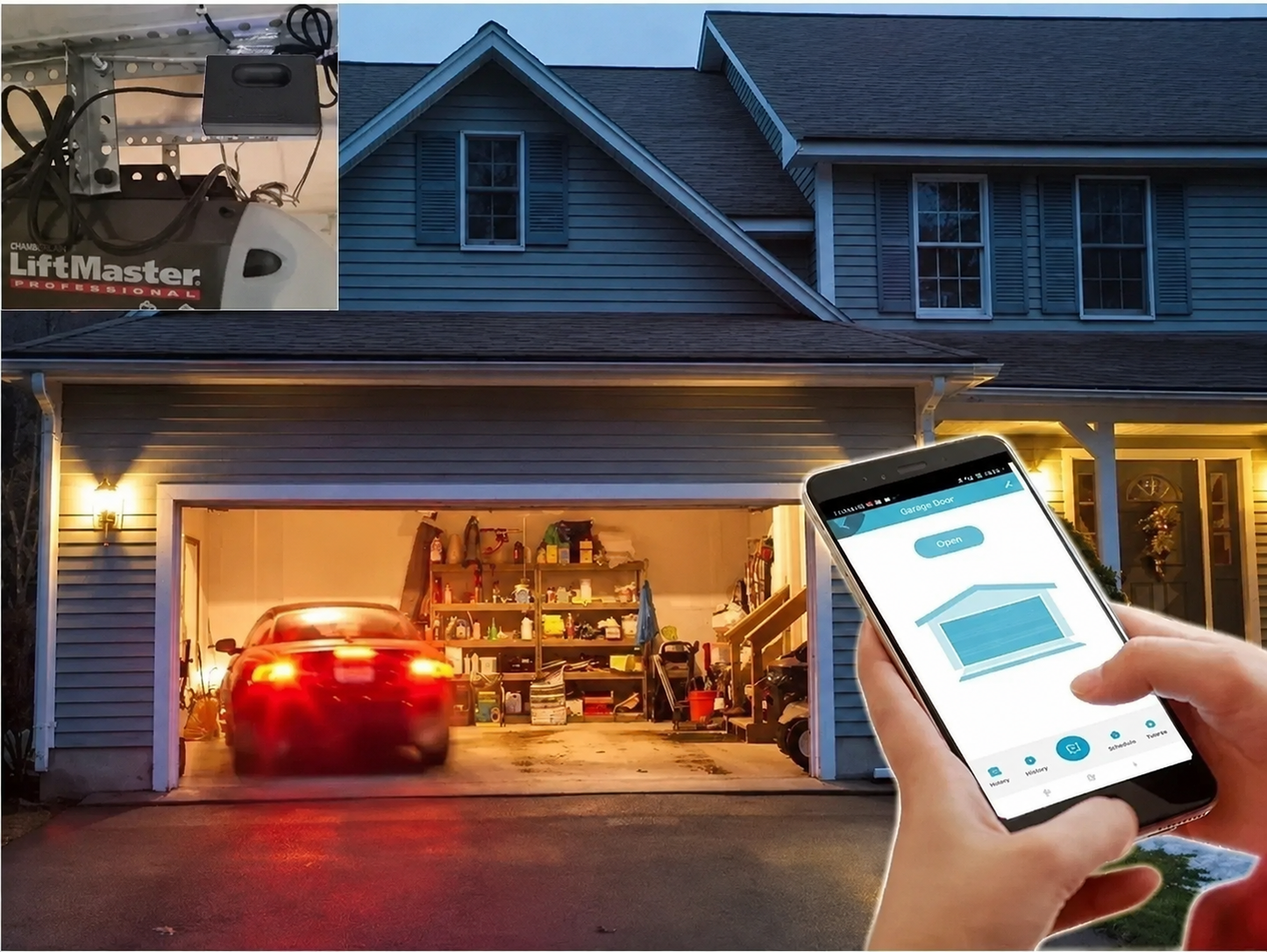 Smart WiFi Garage Door Opener NZ | Tuya App Control