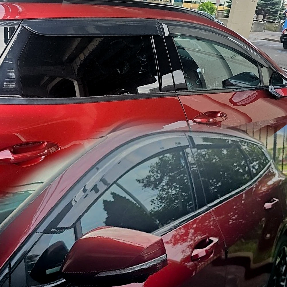 Kia Sportage NQ5 Gloss Black Window Visors 4-Piece Set
