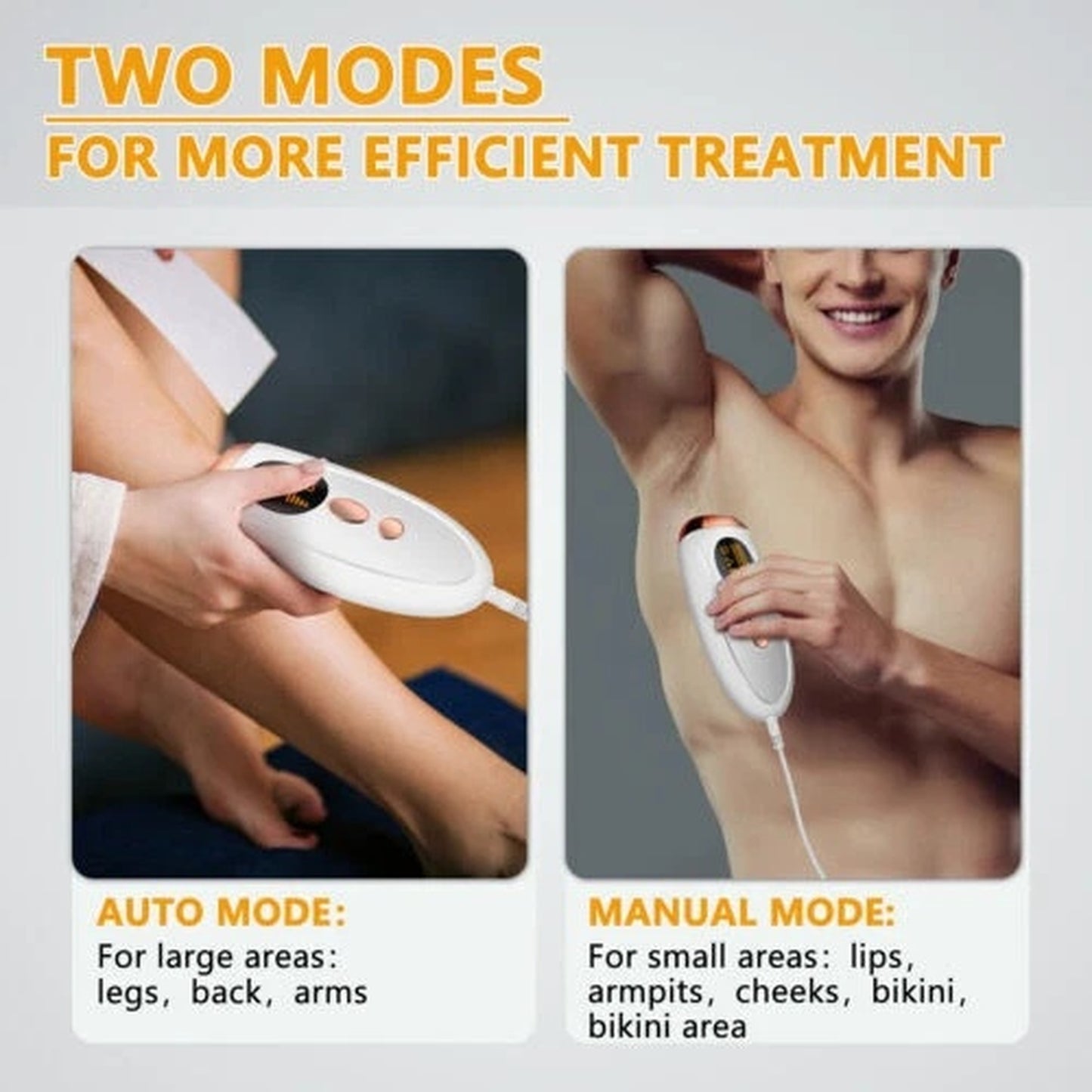 IPL Laser Hair Removal Device | 990,000 Flashes | 5 Levels | LCD Display | Men & Women