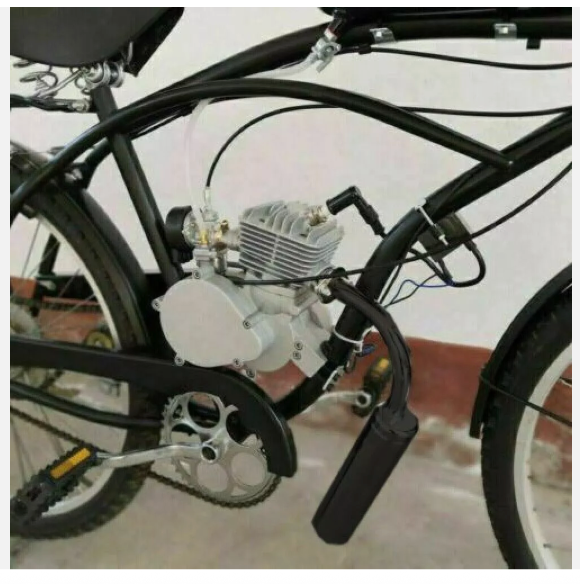 100CC Motorized Push Bike Motorised Bicycle Petrol Gas Motor Engine kit 2 Stroke