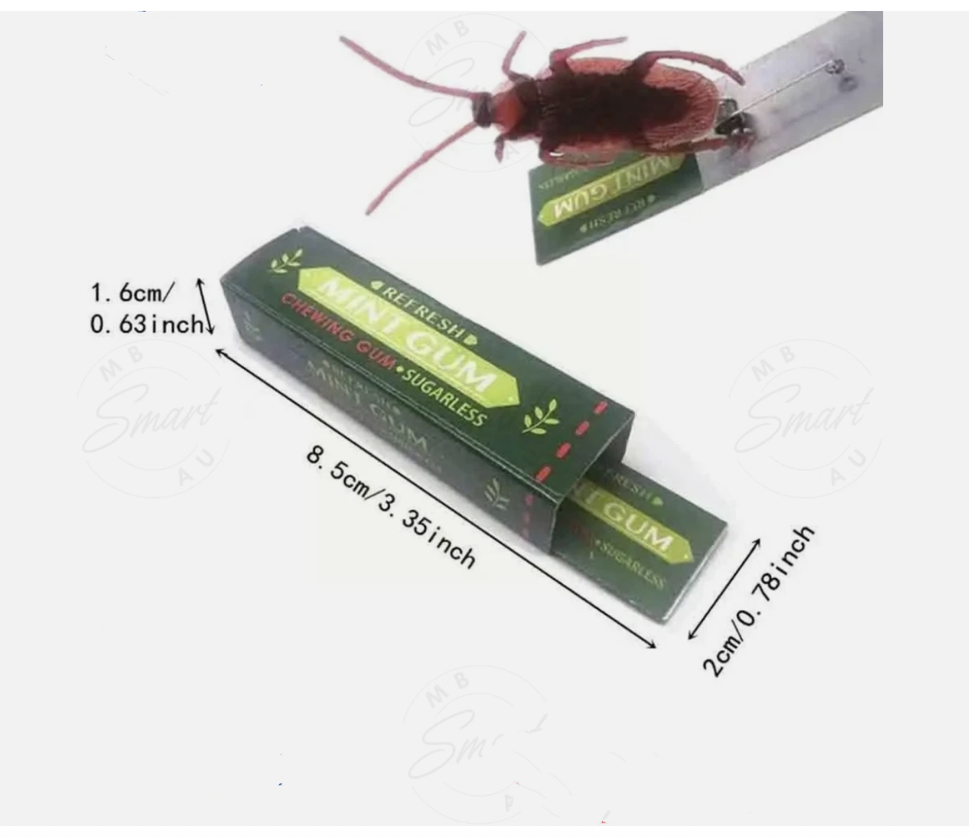 5xFake Cockroach Chewing Gum Prank Toy Funny Trick Gag Joke Surprise Toy