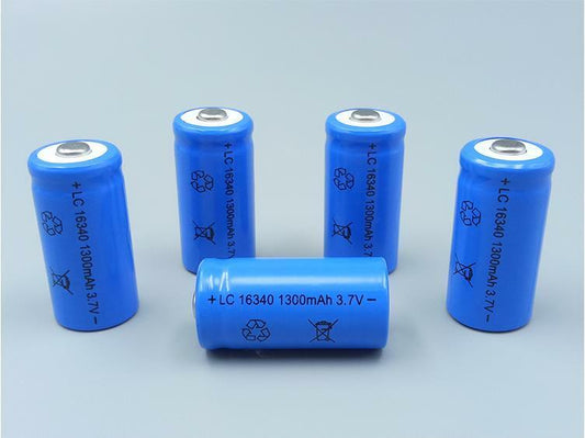 16340 CR123A Rechargeable Li-ion Battery