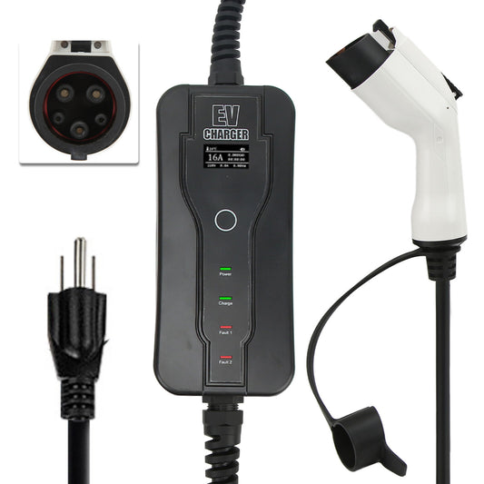 EV 16A 5M Electric Vehicle Charging Cable Type 1 Plug