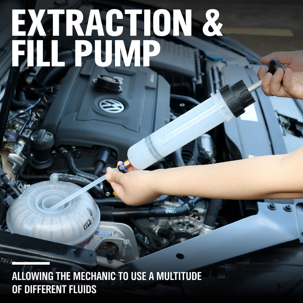 200cc Waste Oil Fluid Extractor Pump Manual Suction Vacuum Fuel Car Transfer