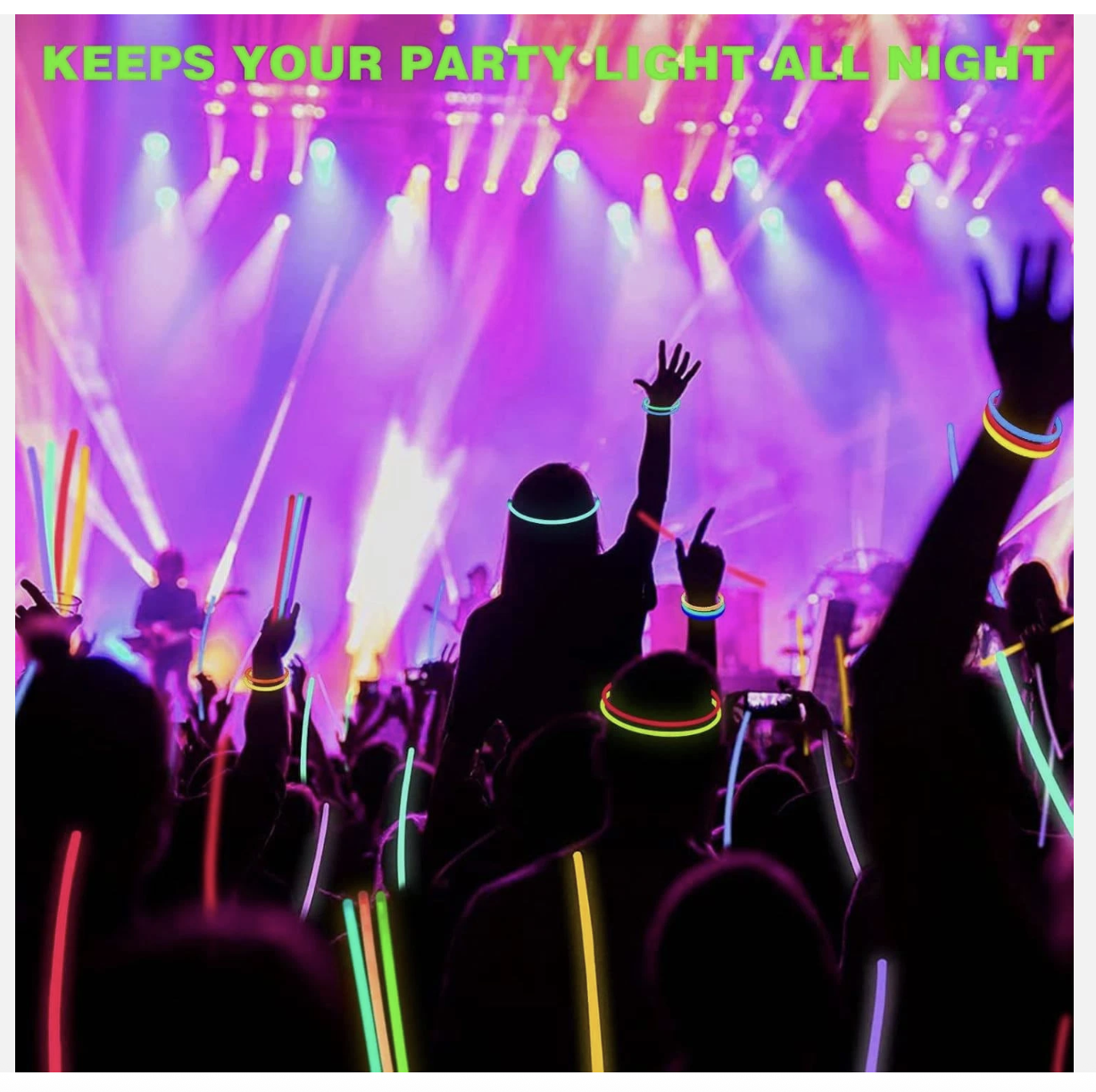 235pcs Glow Sticks Party Supplies Set 100pcs 8in Glowsticks Glow In The Dark Wed