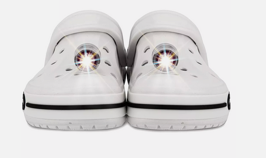 2PCS Shoes Lights Camping Headlights Charms Sandals Shoes Decor For Kids Gift