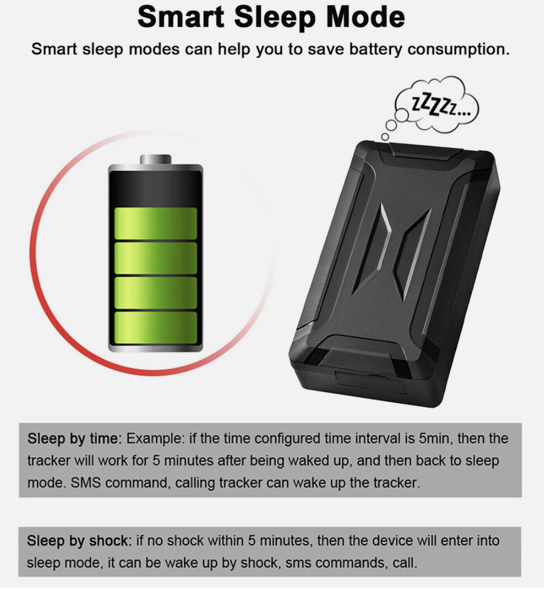 30000mAH 4G Real Time GPS Tracker LIVE Tracking Vehicle Car Magnetic
