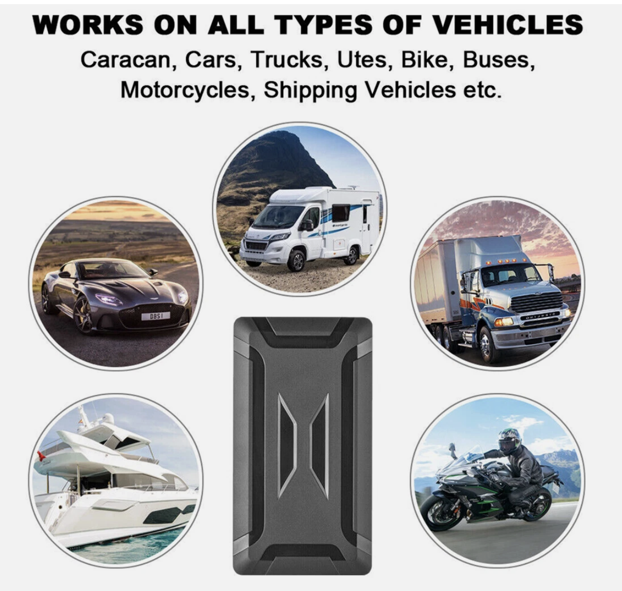 30000mAH 4G Real Time GPS Tracker LIVE Tracking Vehicle Car Magnetic