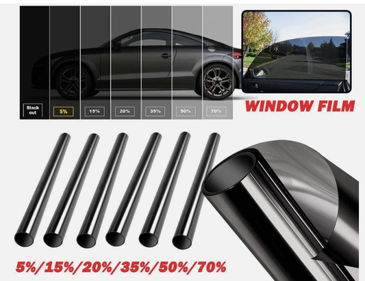 3M Window Roll Uncut Tint Film VLT 5/15/20/35/50/70% 10ft Car Home Office 50cm