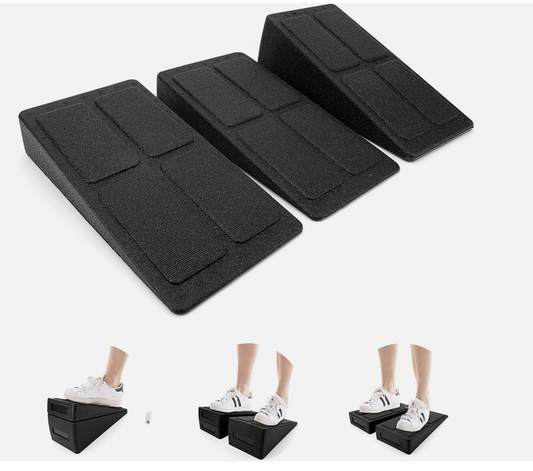3pcs Wedge Stretch Slant Squat Board Slanting Yoga Block Exercise Gym Fitness