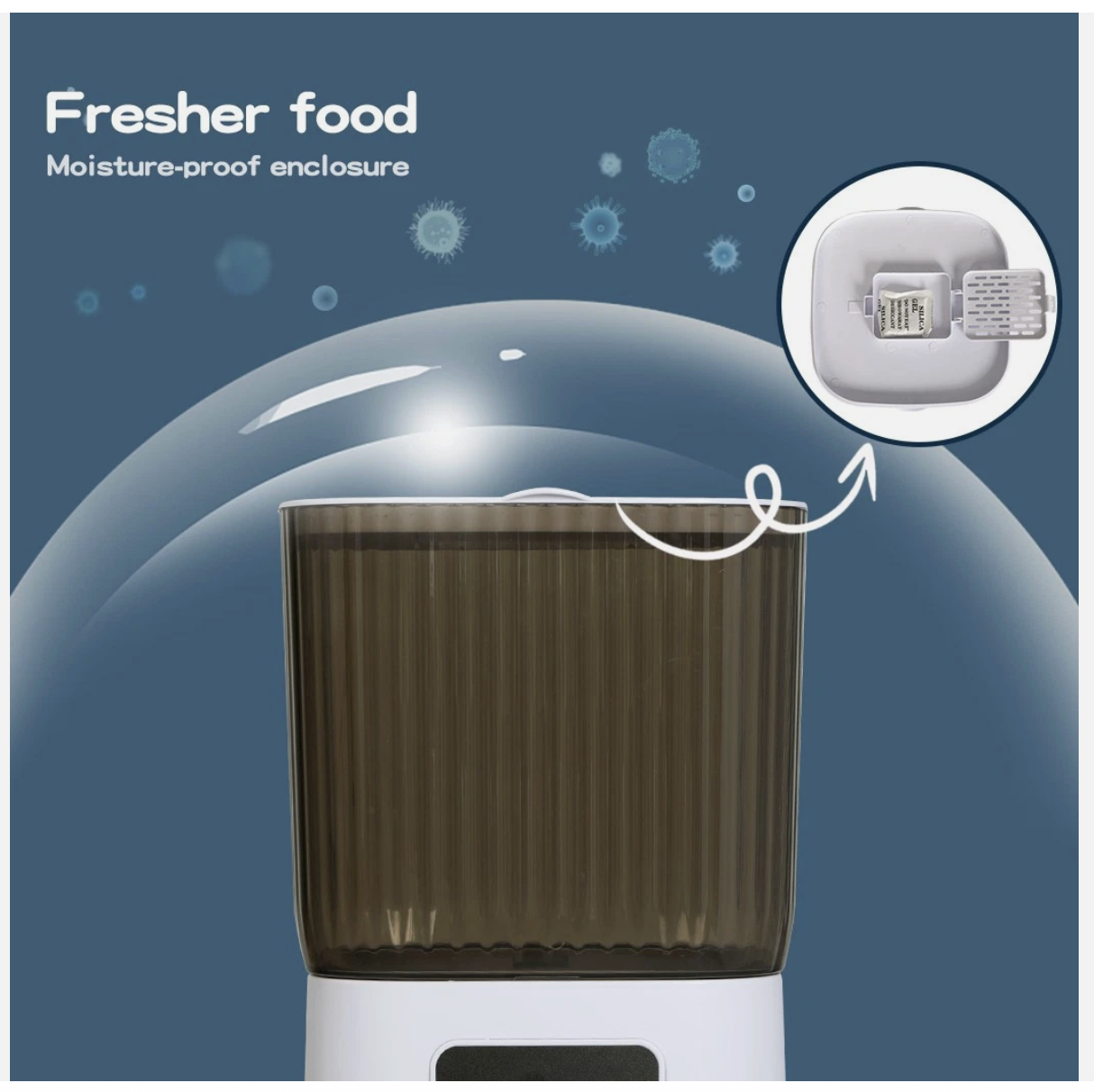 5L Automatic Pet Feeder Double Camera Cat Dog Smart Wifi App Food Dispenser