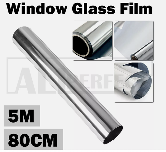 5M One Way Mirror Tint Window Glass Film Solar UV Reflective Privacy Protector