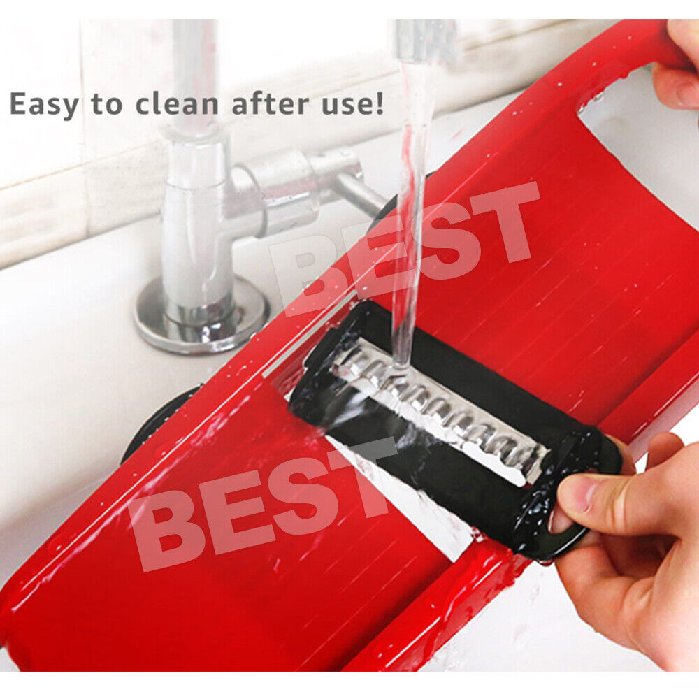 Professional Mandolin Slicer Julienne Cutter Chopper Fruit Vegetable Veg Peeler