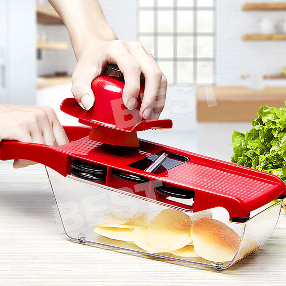 Professional Mandolin Slicer Julienne Cutter Chopper Fruit Vegetable Veg Peeler