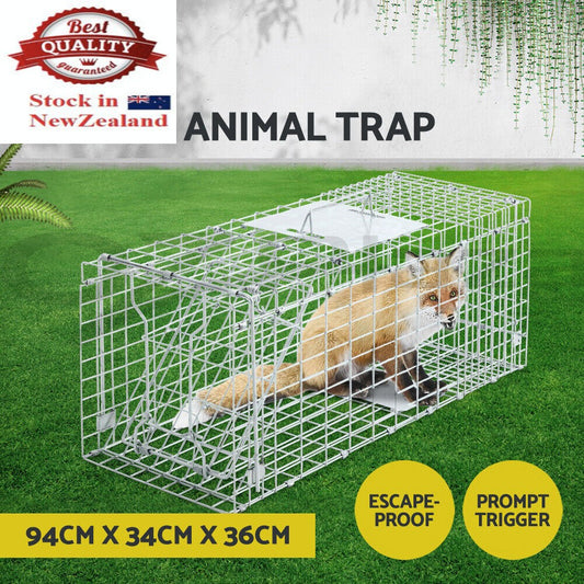 Extra Large Animal Trap Humane Cage Possum Fox Koala Rabbit Bird Cat