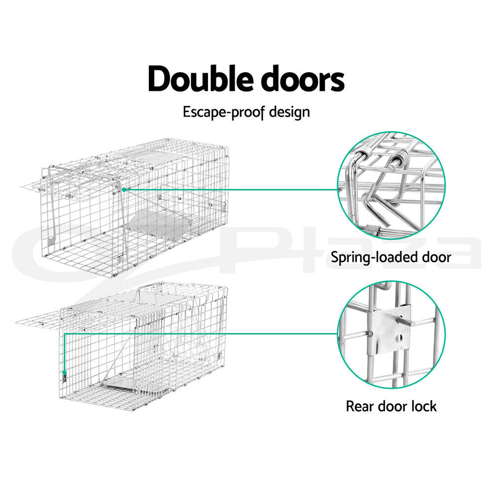 Extra Large Animal Trap Humane Cage Possum Fox Koala Rabbit Bird Cat