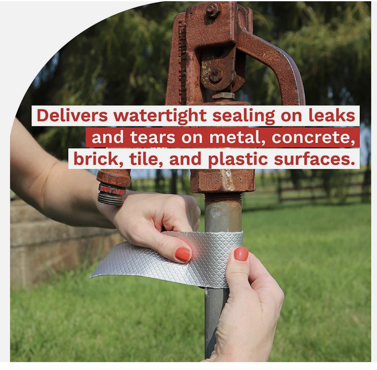 5m Waterproof Tape Butyl Rubber Aluminium Foil Roof Pipe Caravan Repair Flashing