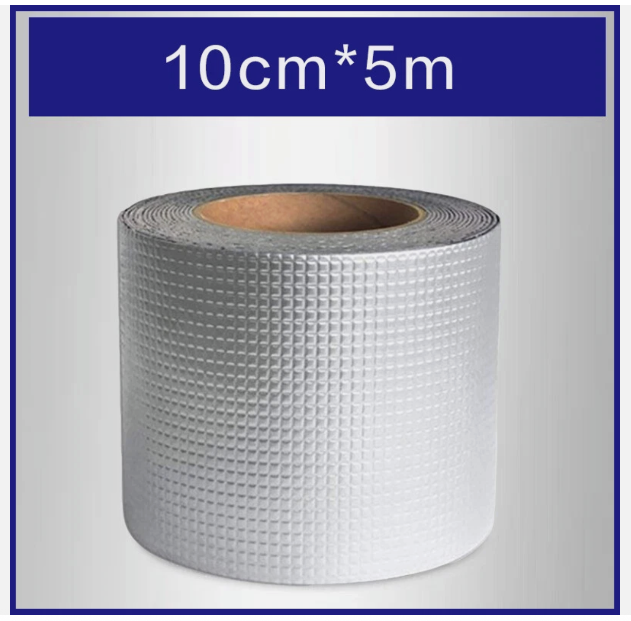 5m Waterproof Tape Butyl Rubber Aluminium Foil Roof Pipe Caravan Repair Flashing