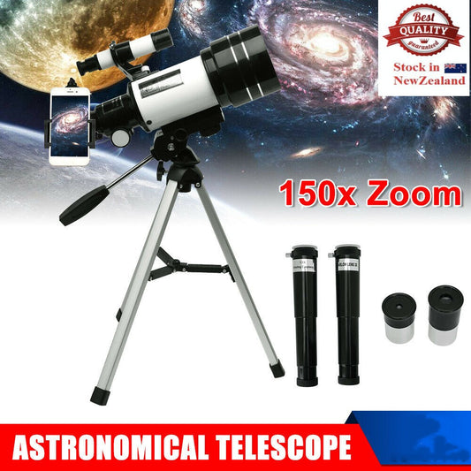 Astronomical Telescope With Tripod 150x Zoom HD Outdoor Monocular 70mm Aperture