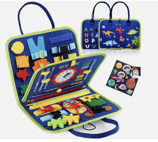 Busy Board Montessori Toys for Toddler Sensory Learning Fine Motor Skills Toys