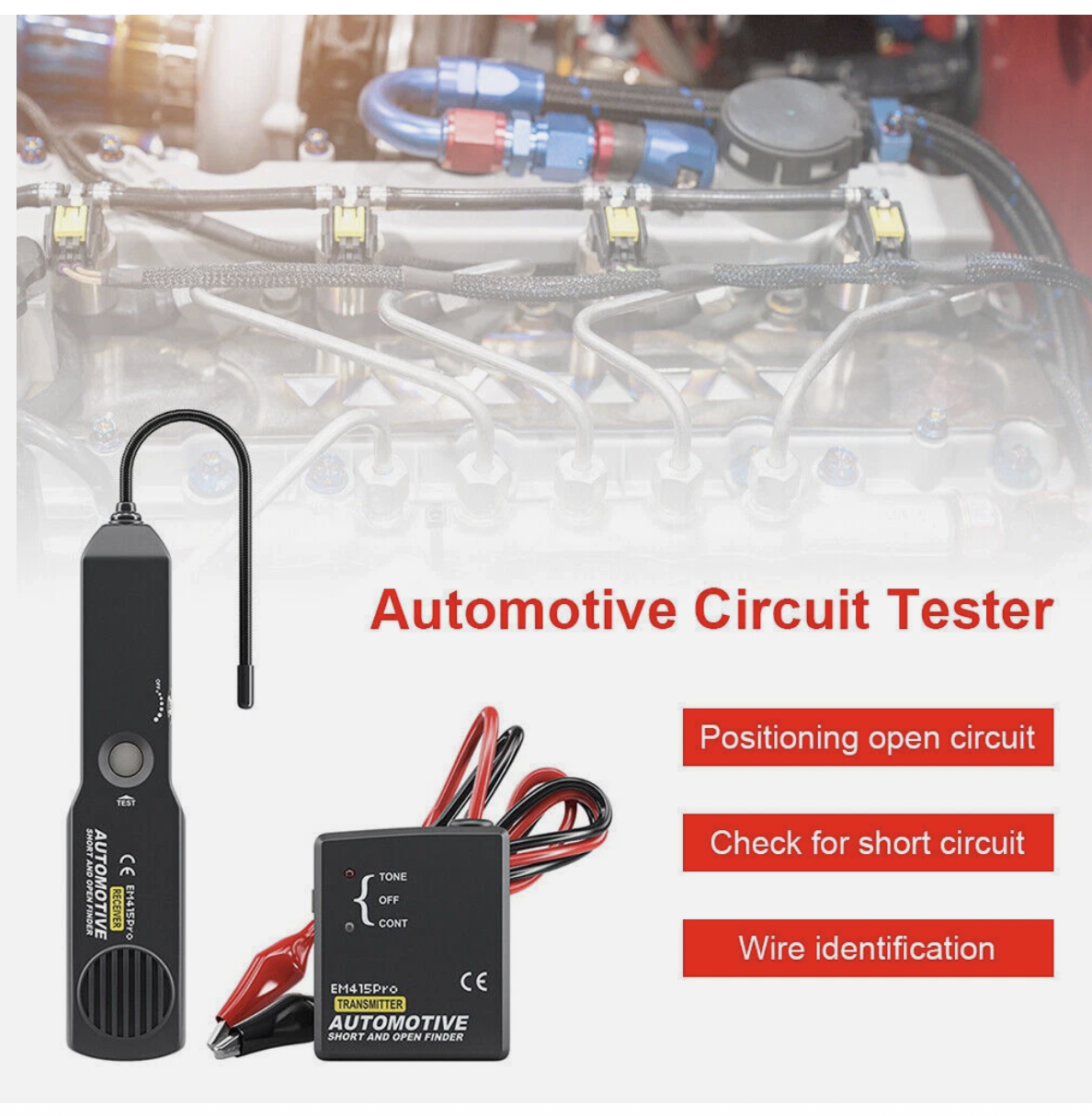 Diagnostic Automotive Circuit Tester Tracer Wire Short Open Finder Detector Tool