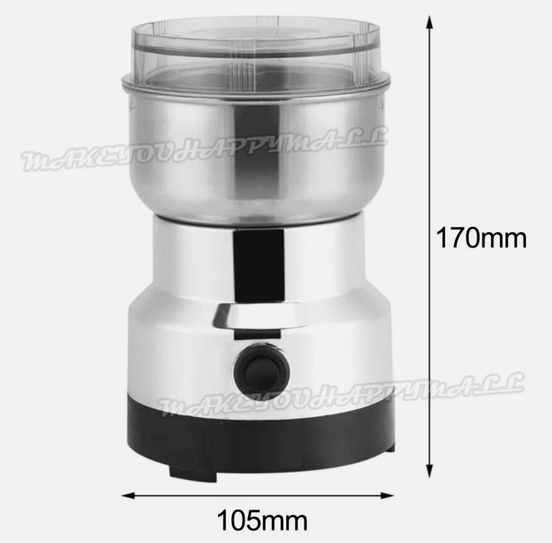 Electric Coffee Grinder Grinding Milling Bean Spice Matte Blender Kit