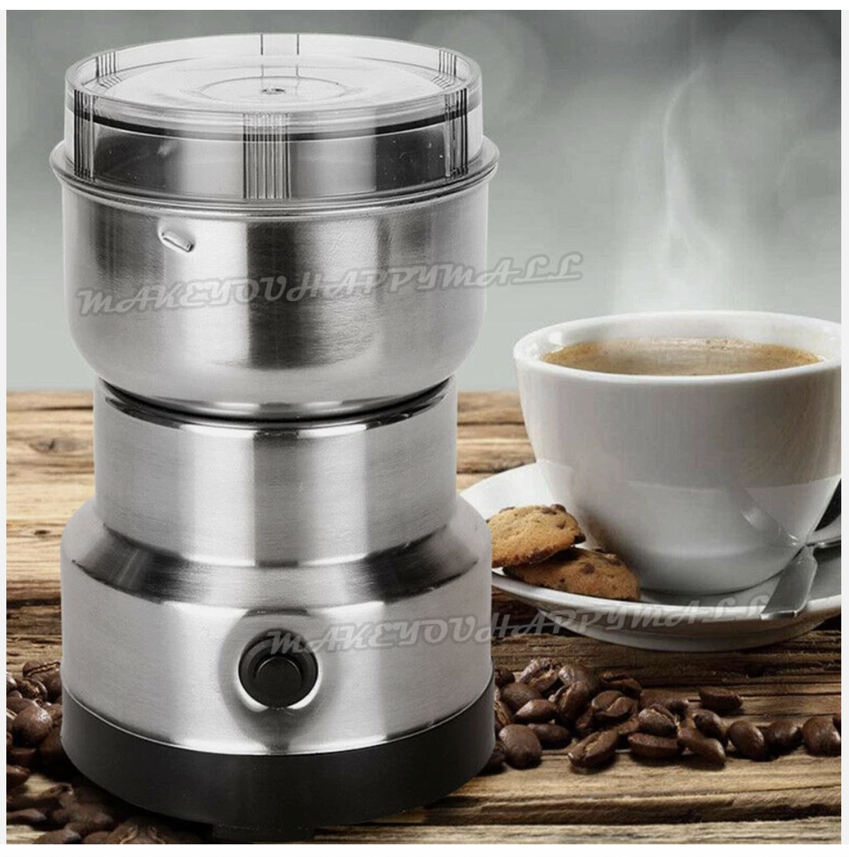 Electric Coffee Grinder Grinding Milling Bean Spice Matte Blender Kit