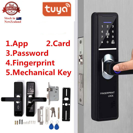 Digital Fingerprint Electronic Door Lock Smart Door Lock Password APP Card Key