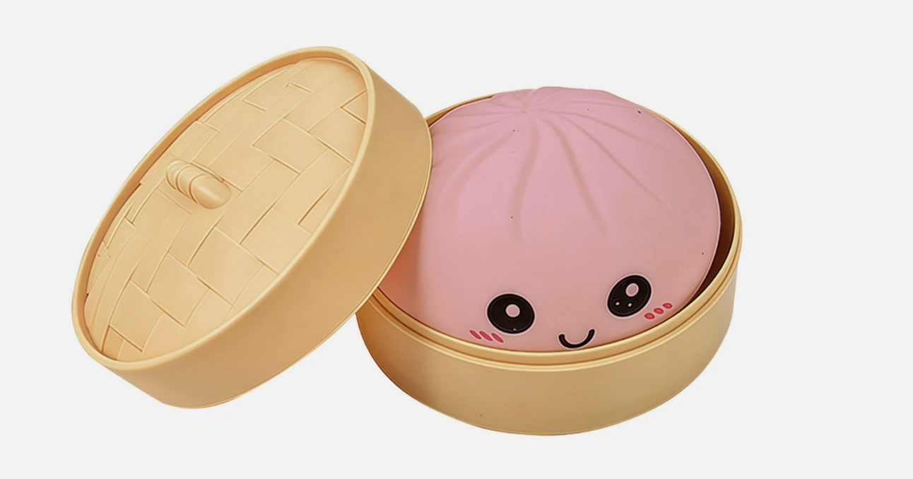 Dumpling Squishies Toy, Giant Dumpling, Colorful Dumplings Stress Balls Toys