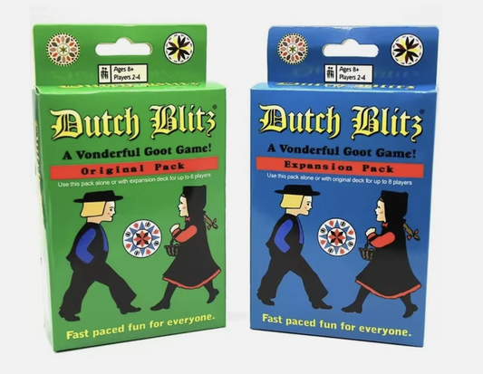 2 Pack Dutch Blitz Original Pack Expansion Pack Set Card Game Great Family Party