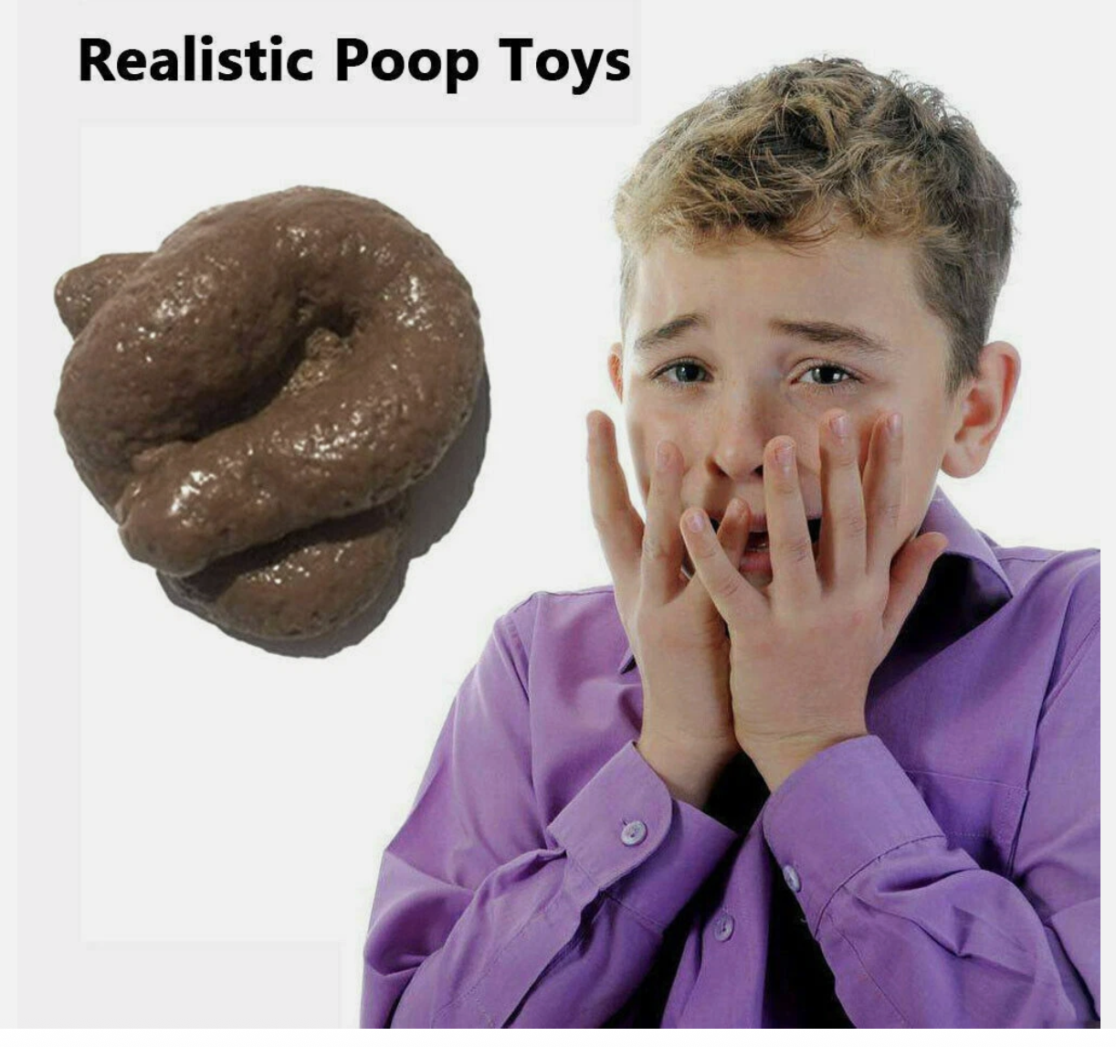 6PCS Fake Poop Gag Joke Prank Crap Dog Poo Realistic Funny Trick Party Toy Gift