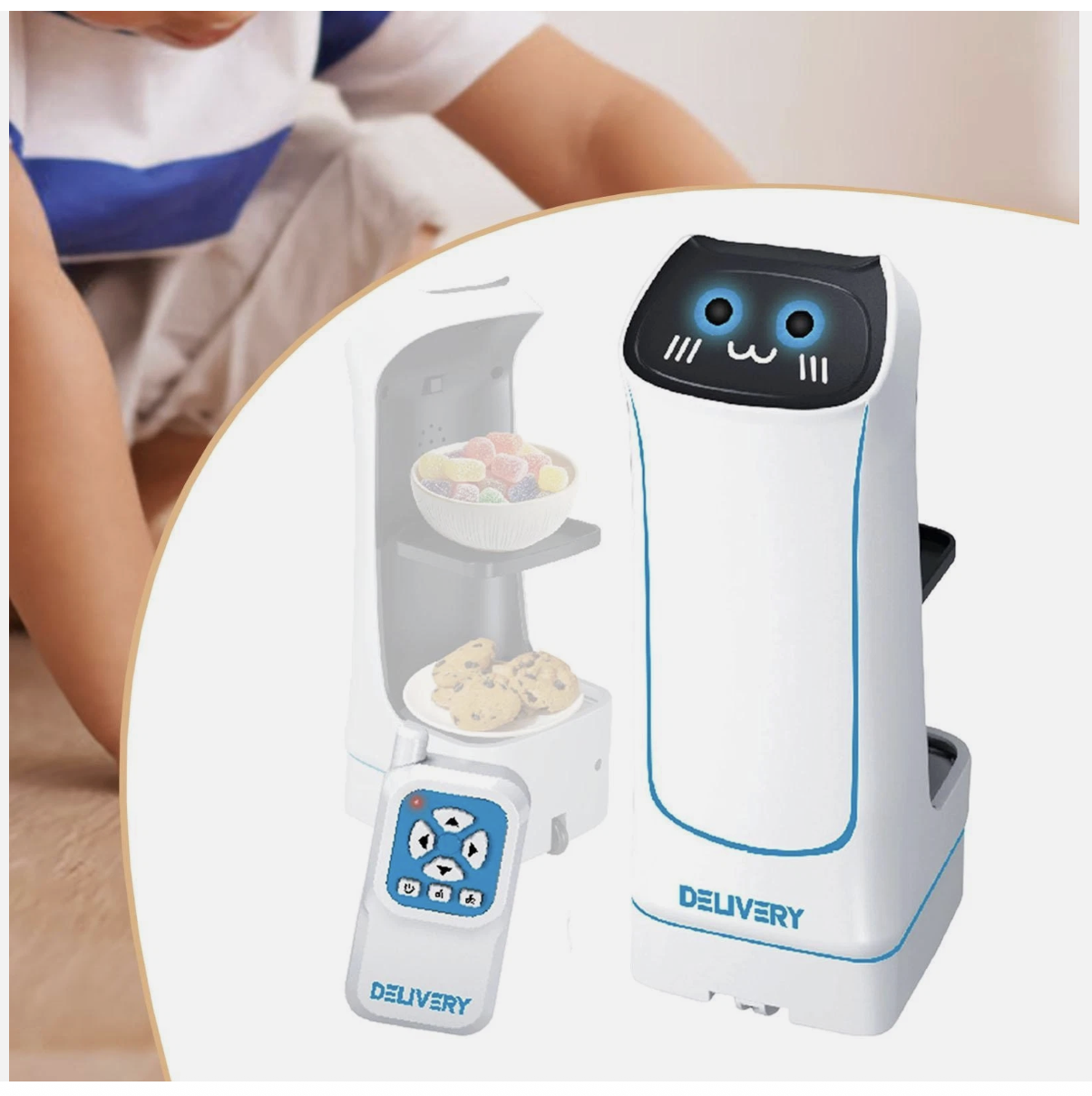 Food Delivery Robot Toy