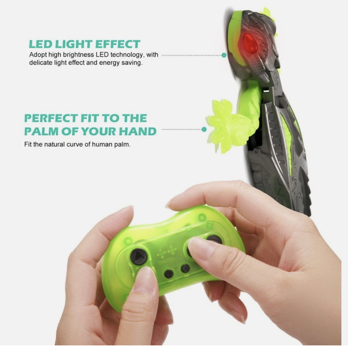 Wall Climbing Gecko Toy Rechargeable RC Robot-Drives on Walls Kids Gift