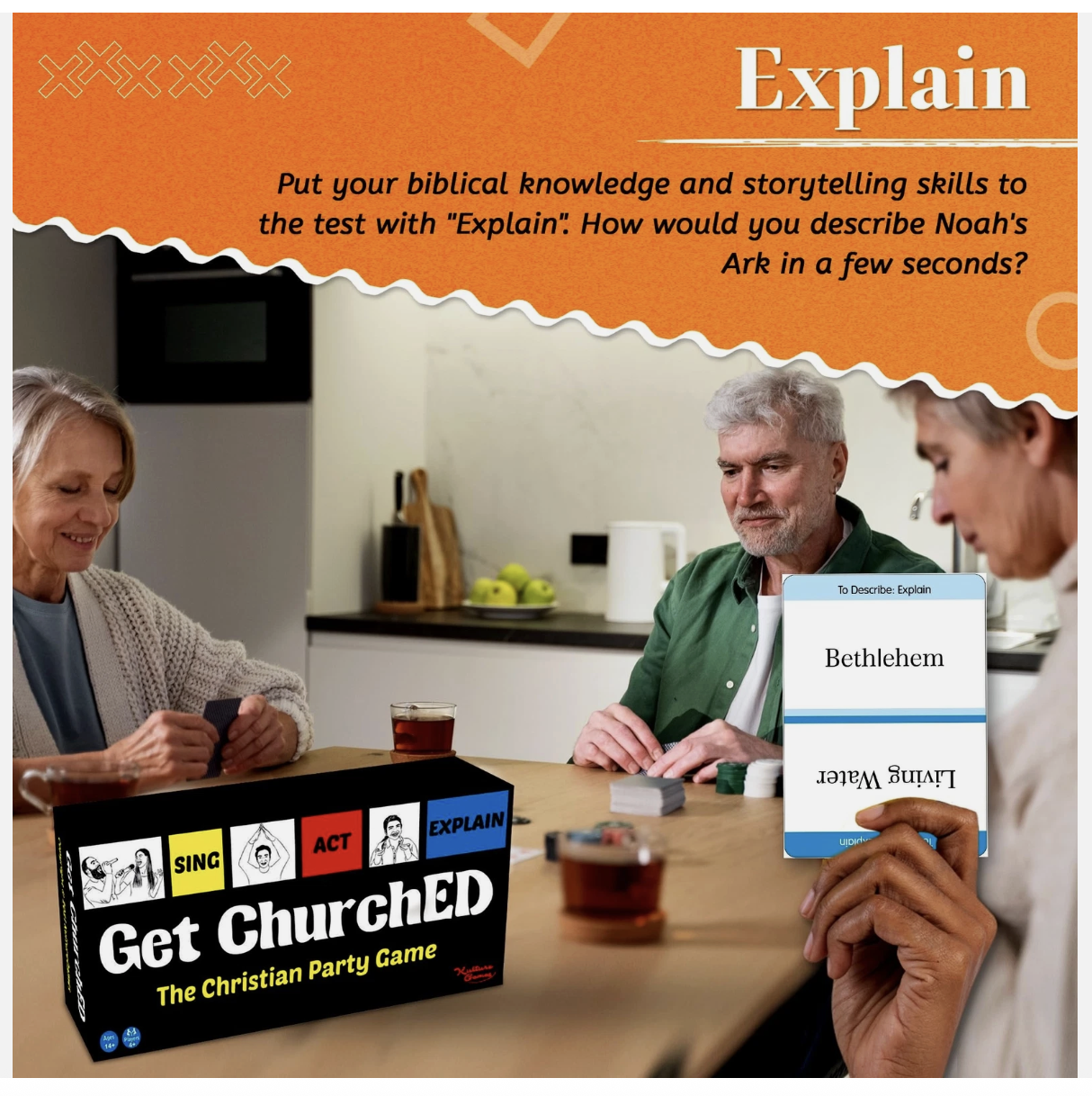 Get ChurchED - The Christian Party Game Sing Act/Charades Explain - Christian