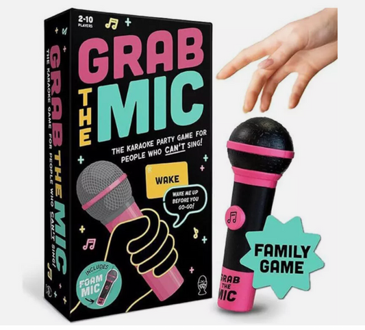 Lucky Egg Exciting Grab The Mic-The Family Karaoke Game 8+ Year Old,2-10 Players
