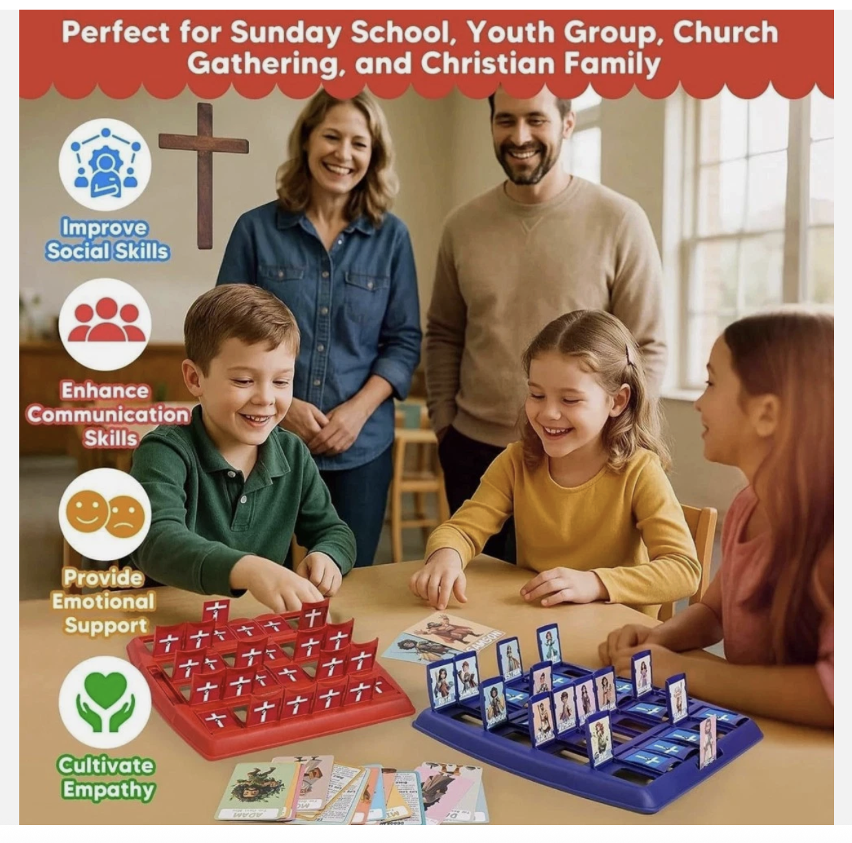 Guess Bible Who I Am Board Games